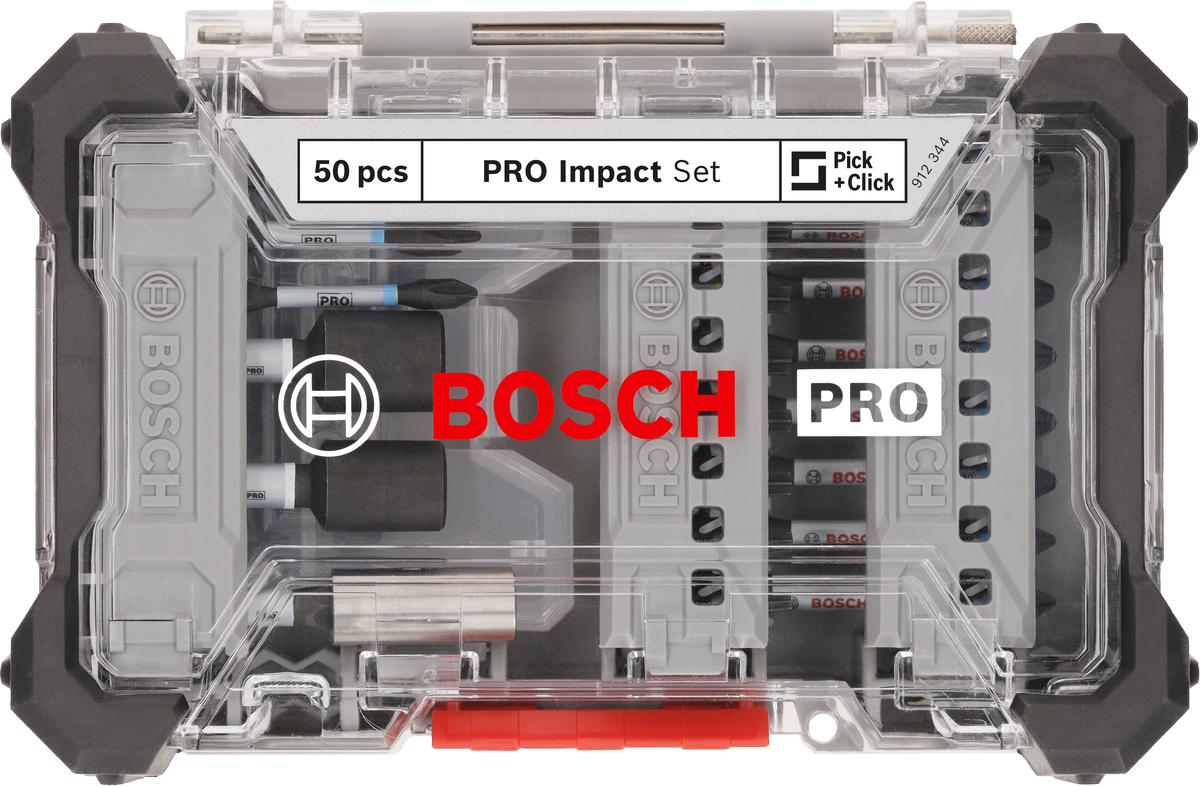 Coffret d'embouts de vissage PRO Impact 50 pièces - BOSCH - 2608521U89
