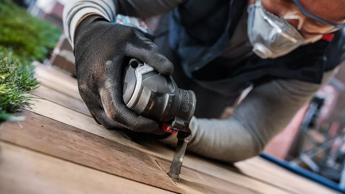 Lame pour outil multifonctions STARLOCK PRO BIM Extra bois dur AIZ 32 BSPIB 32x50mm - BOSCH - 2608669070