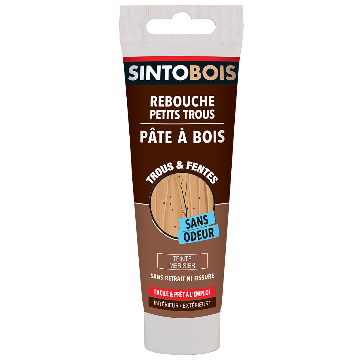 Pâte à bois à l’eau SINTOBOIS merisier tube 80g - SINTO - 37205