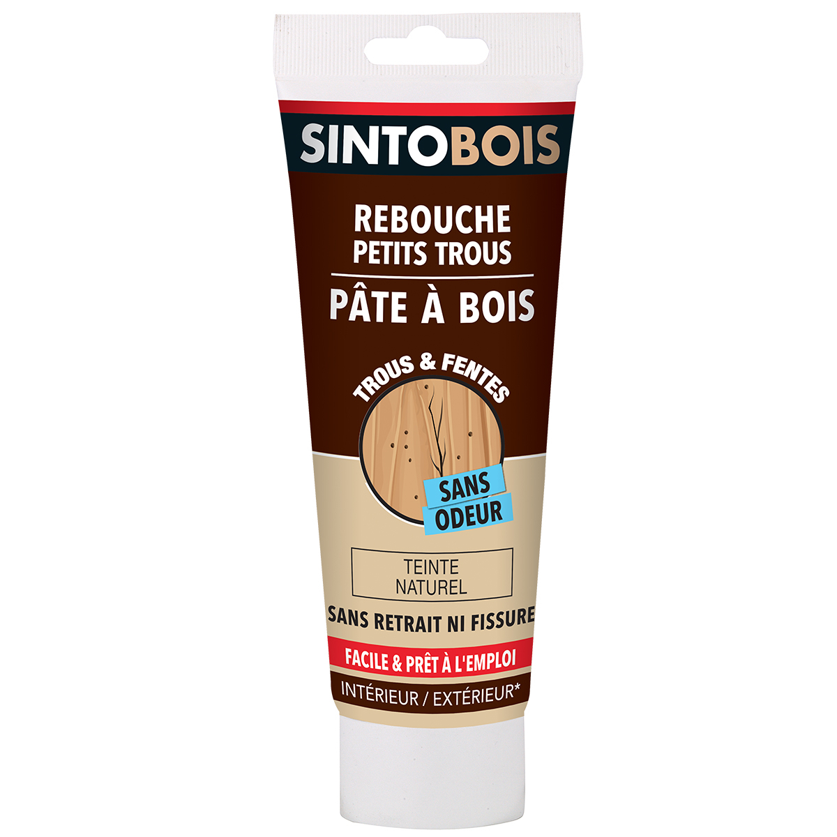 Pâte à bois à l’eau SINTOBOIS naturel tube 250g - SINTO - 37900