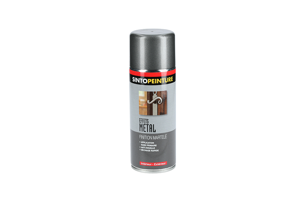 Peinture aérosol effet métal RAL7016 400ml – SINTO - 925655