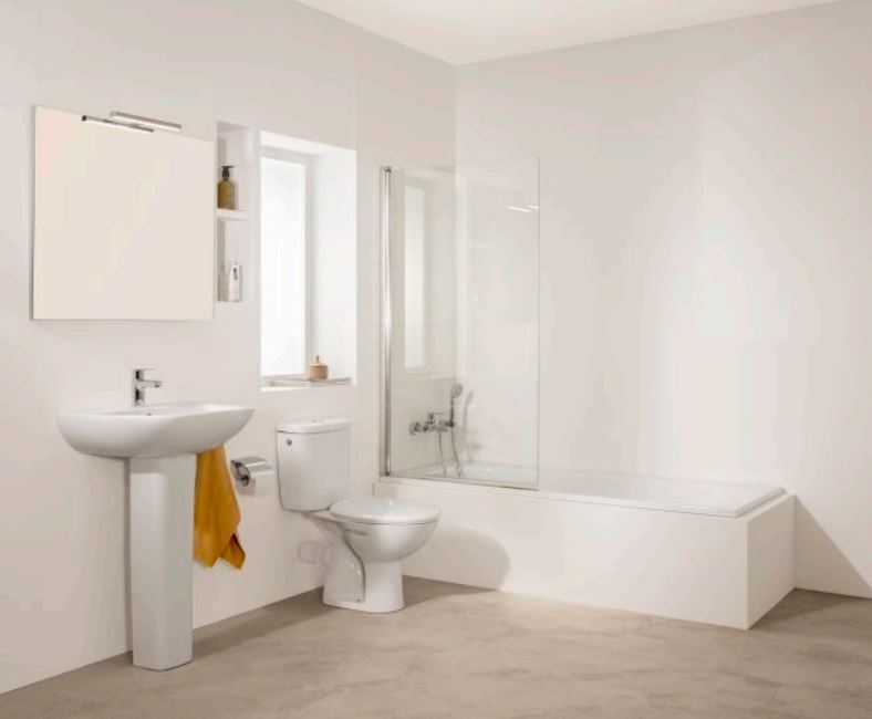 Cuvette WC POLO PLUS au sol sortie horizontale - ROCA - A342197000