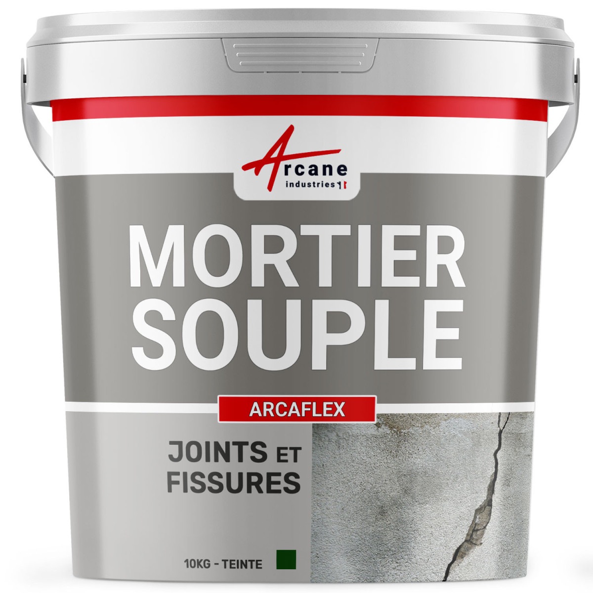 Mortier joint souple pour traitement de fissure : ARCAFLEX-10 kg -ARCANE INDUSTRIES