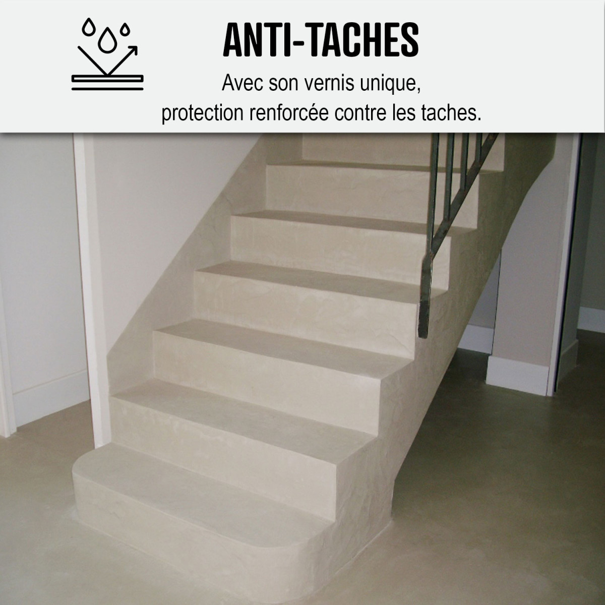 Béton Ciré Escalier - Kit Complet | Maison Etanche