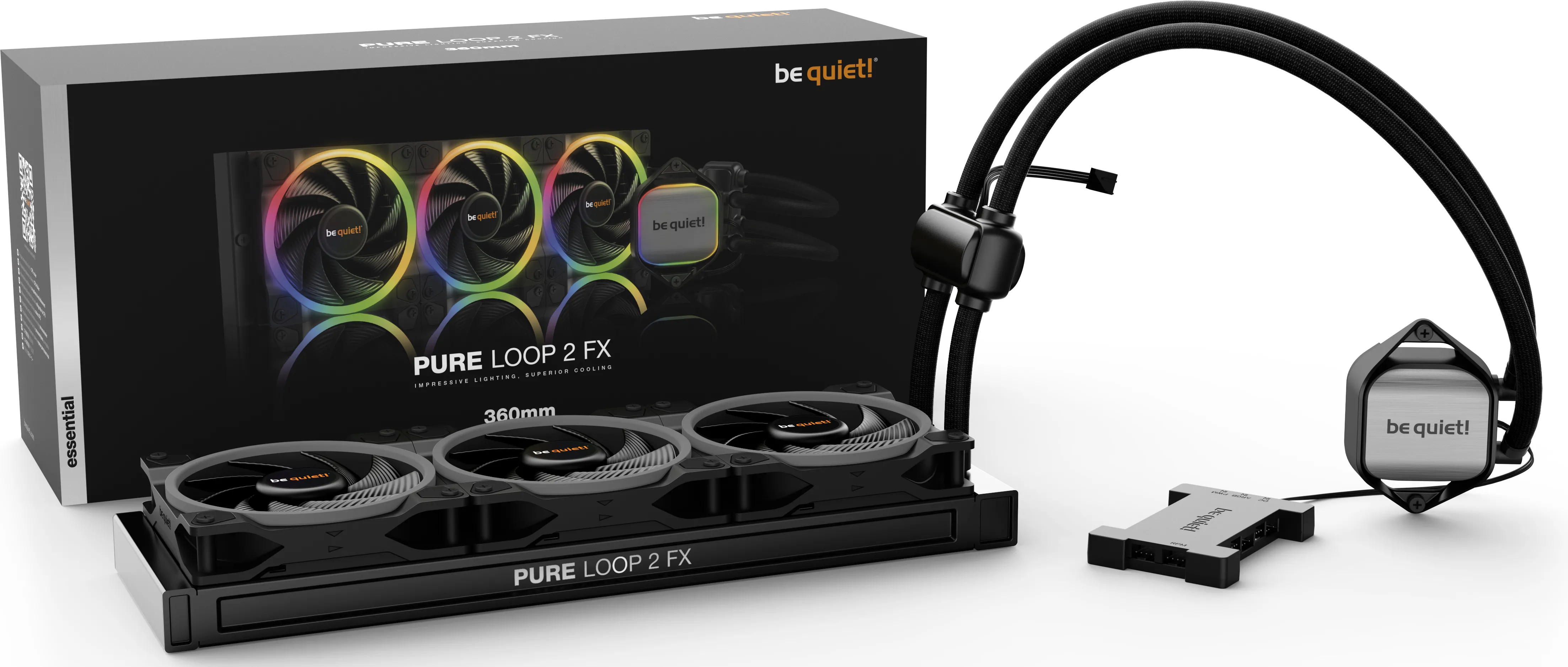 Kit Watercooling AIO be quiet! Pure Loop 2 FX RGB - 360mm (Noir)