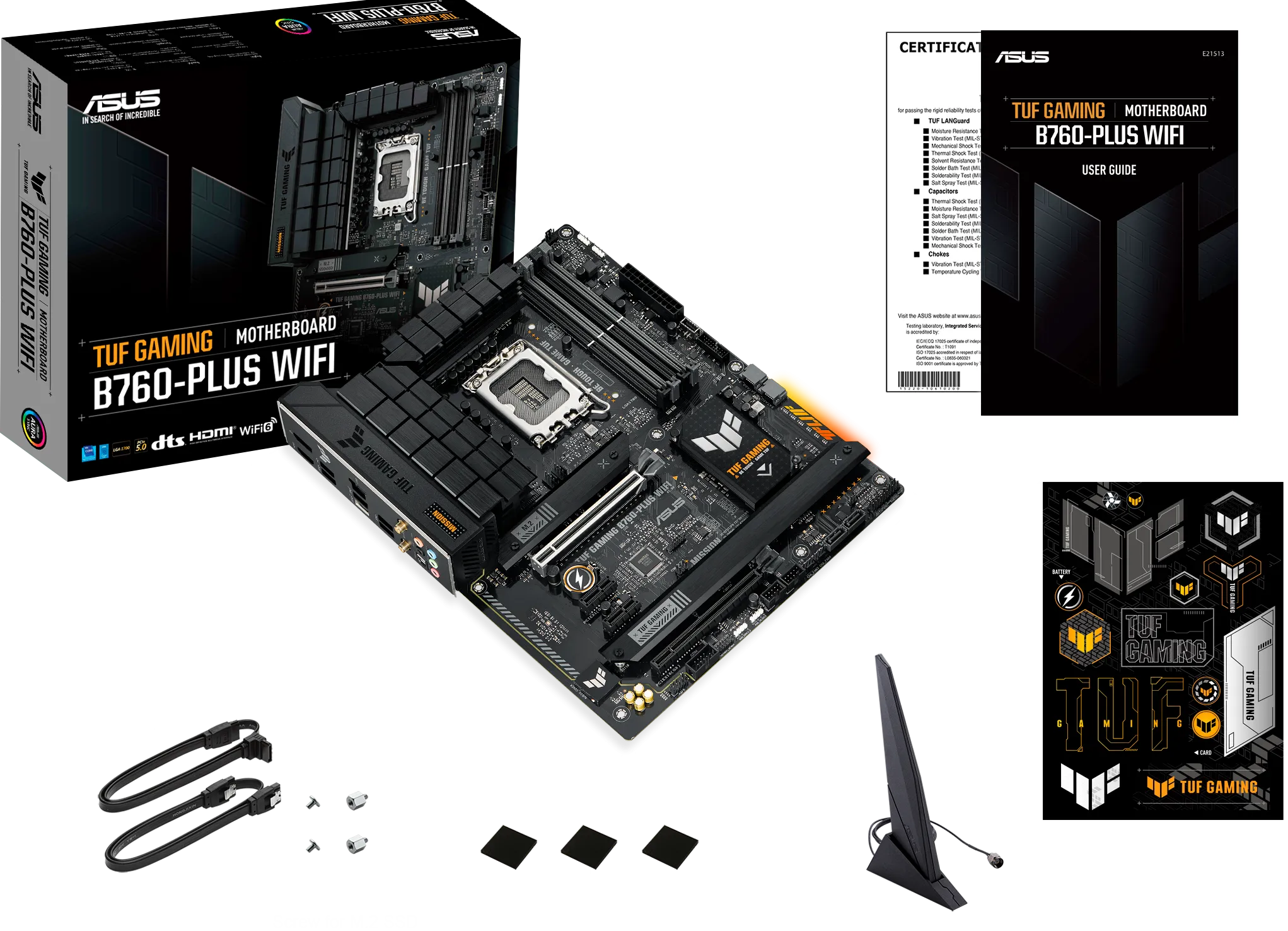 Carte Mère Asus Tuf Gaming B760-Plus Wifi DDR5 (Intel LGA 1700)