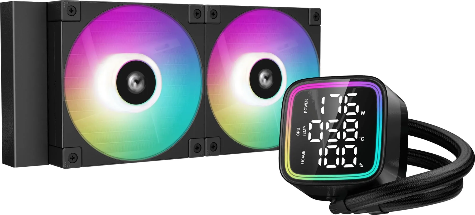 Kit Watercooling AIO DeepCool LD RGB - 240mm (Noir)