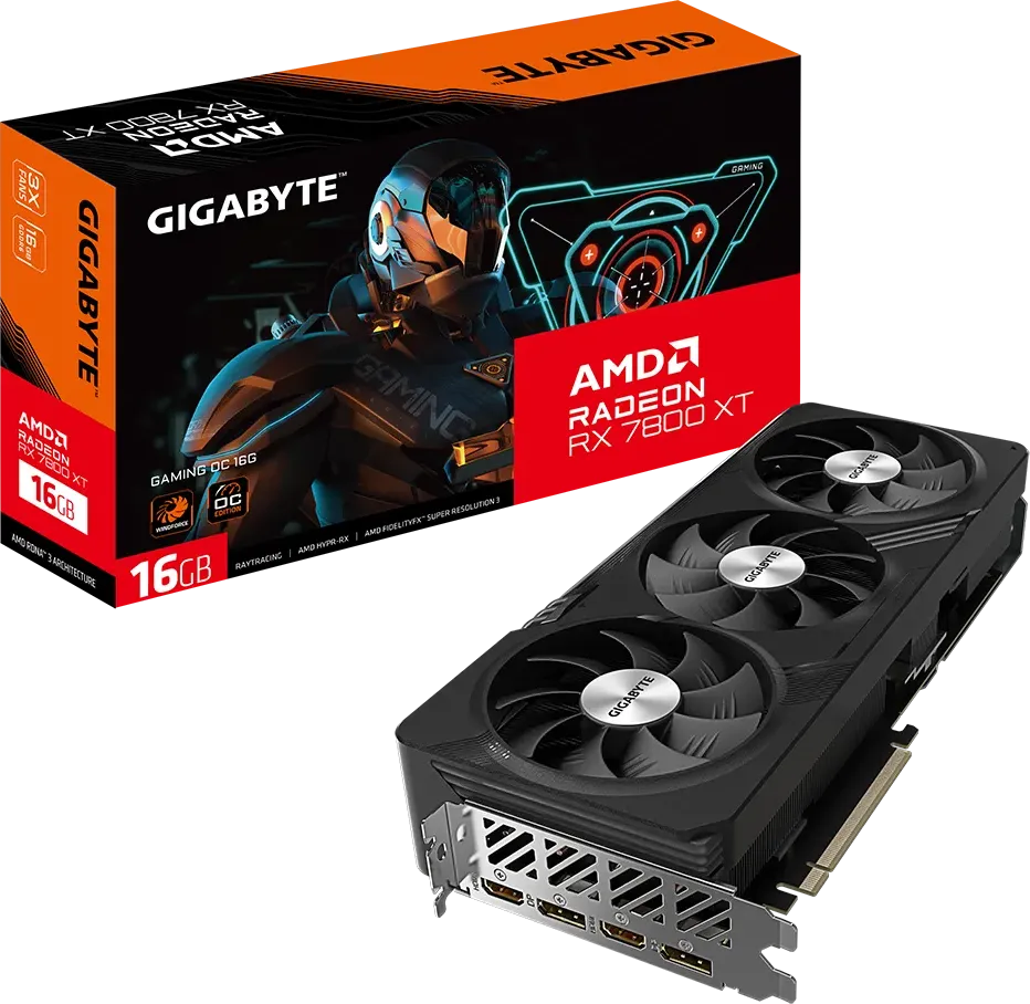 Carte Graphique AMD Gigabyte Radeon RX 7800 XT Gaming OC 16Go