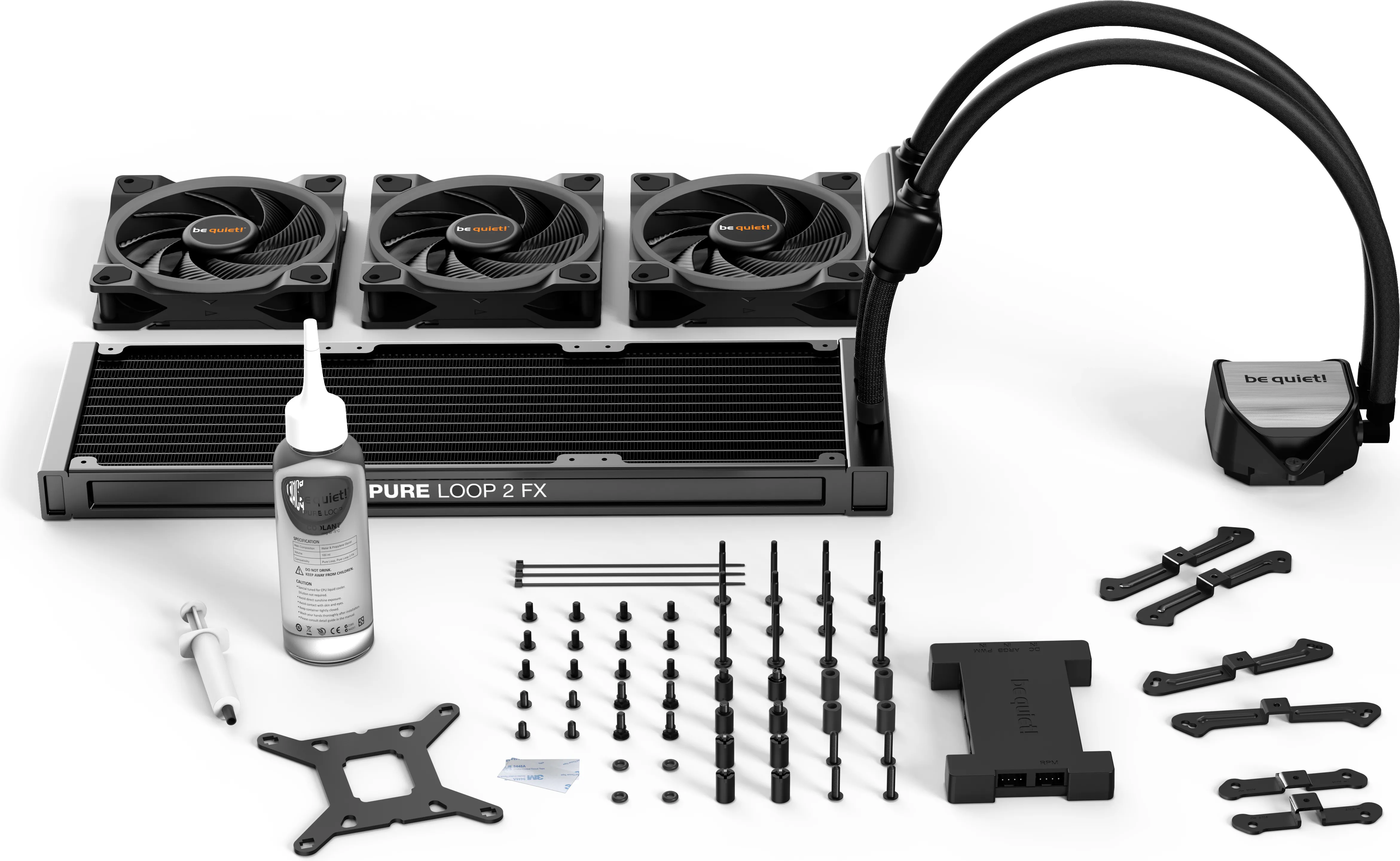 Kit Watercooling AIO be quiet! Pure Loop 2 FX RGB - 360mm (Noir)