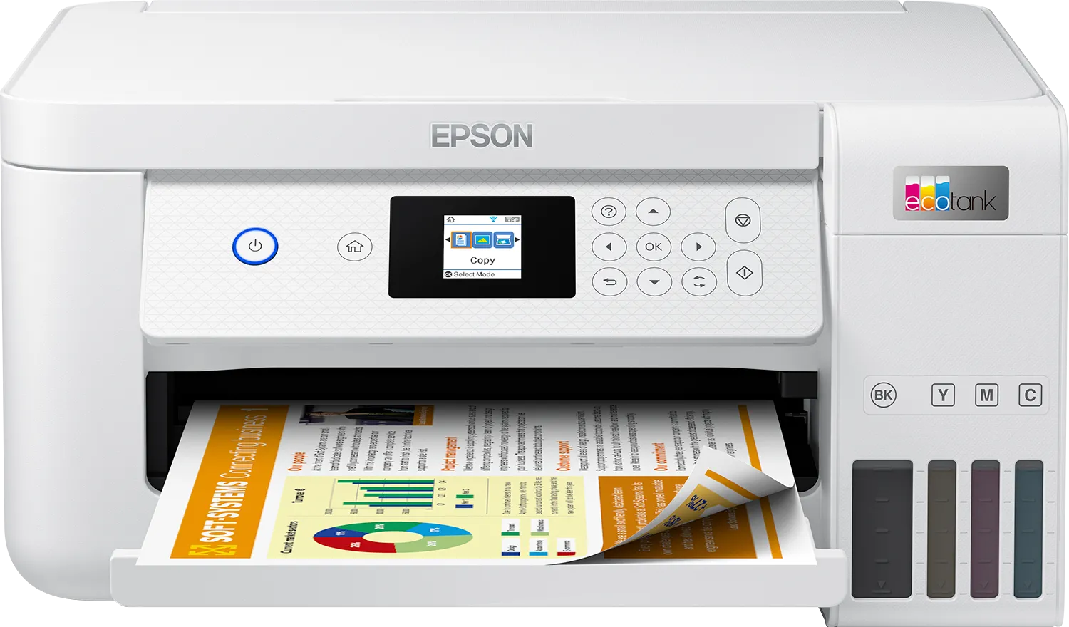 Imprimante Multifonction Epson EcoTank ET-2856 (Blanc)