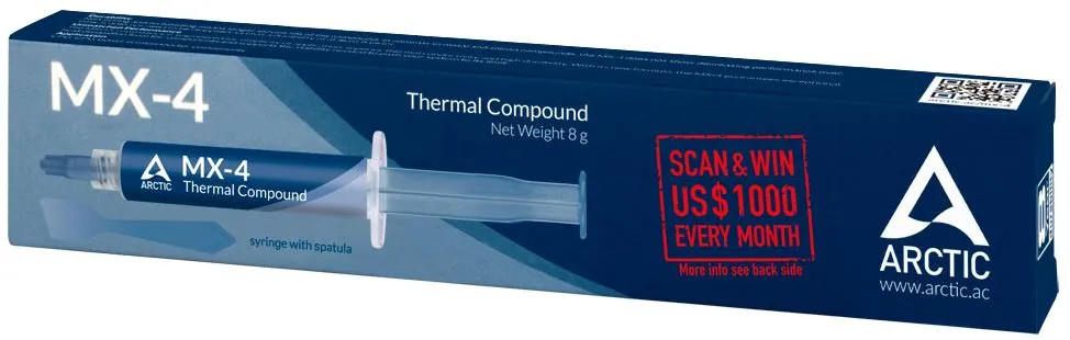 Pâte Thermique Arctic MX-4 avec spatule - 8g