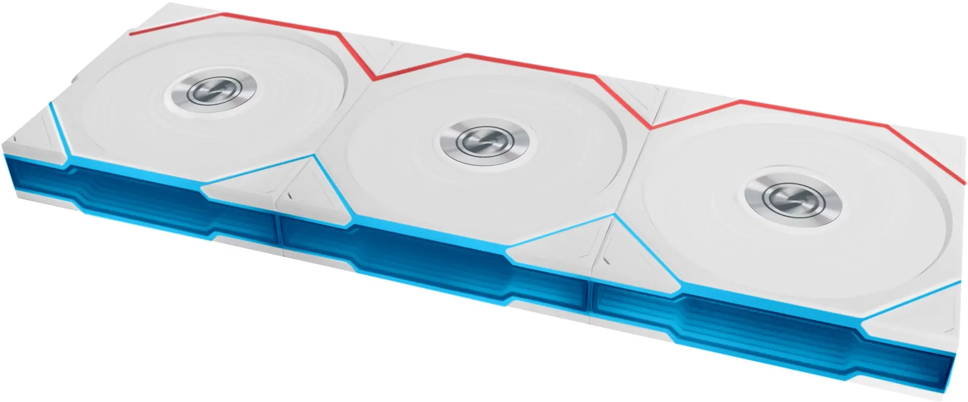 Lot de 3 Ventilateurs de boitier Lian Li Uni Fan TL Wireless RGB - 12cm (Blanc)