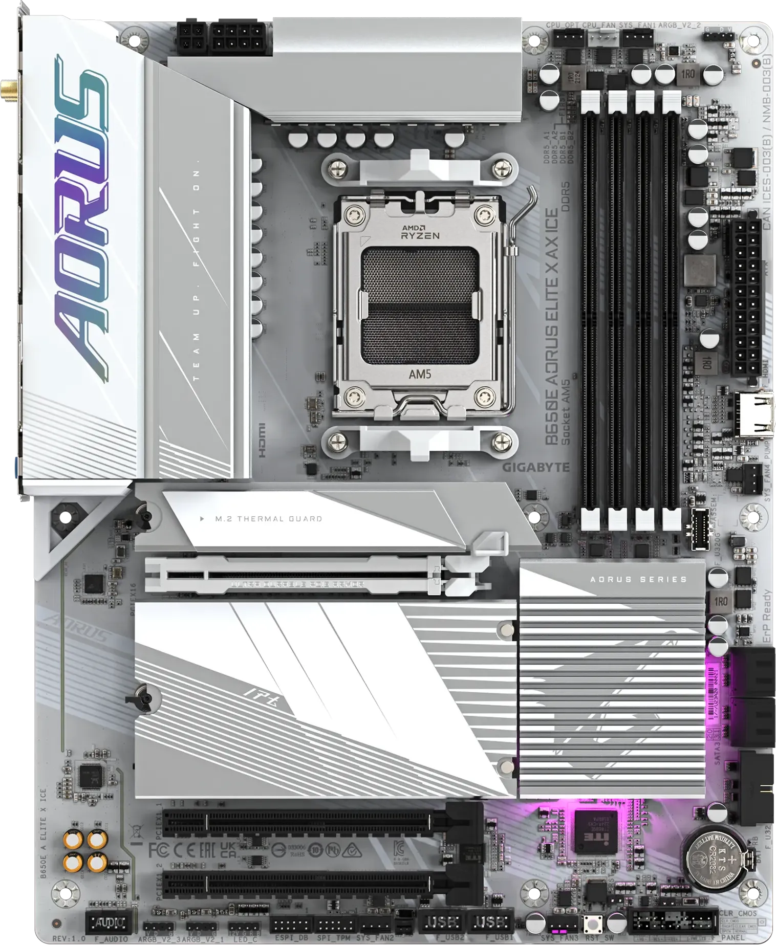 Carte Mère Gigabyte B650E Aorus Elite X Ice (AM5)