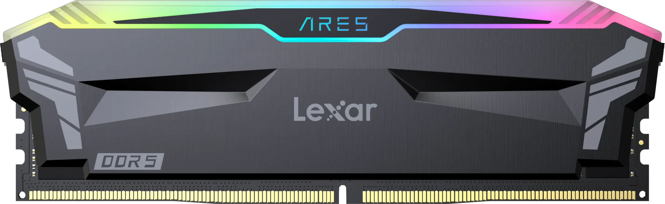 Kit Barrettes mémoire 32Go (2x16Go) DIMM DDR5 Lexar Ares RGB 6000MHz (Noir)