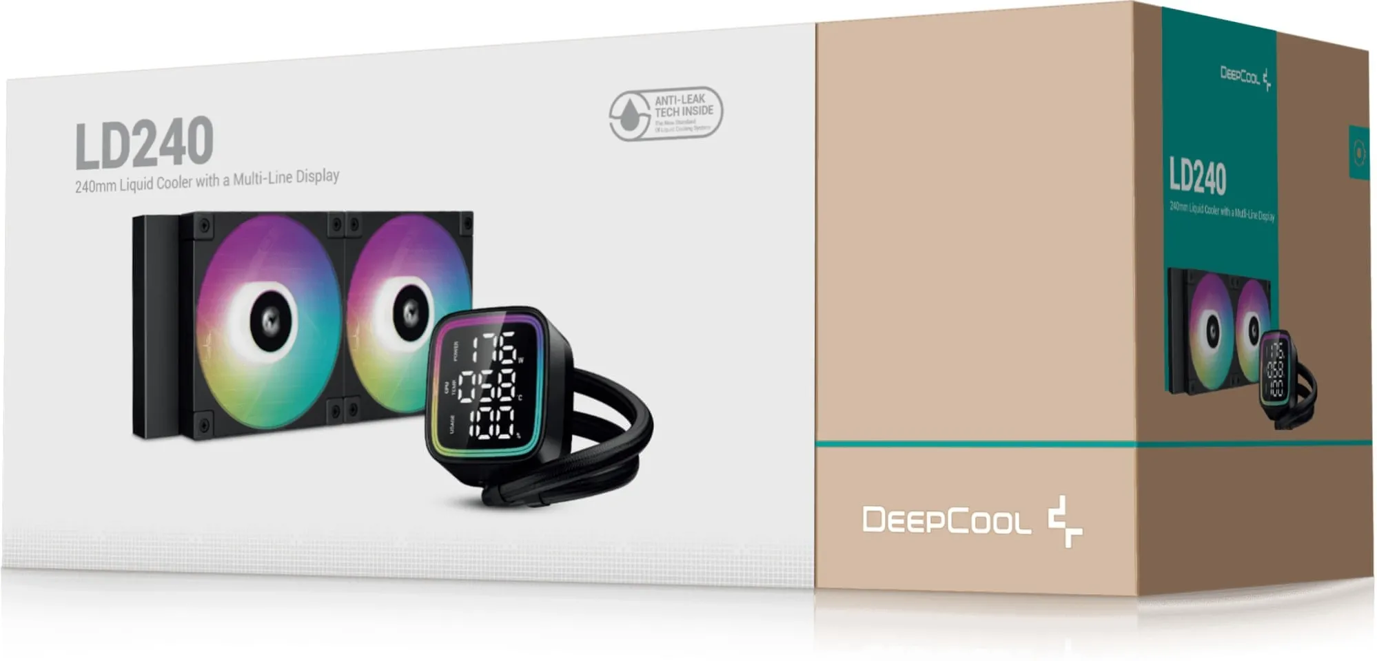 Kit Watercooling AIO DeepCool LD RGB - 240mm (Noir)