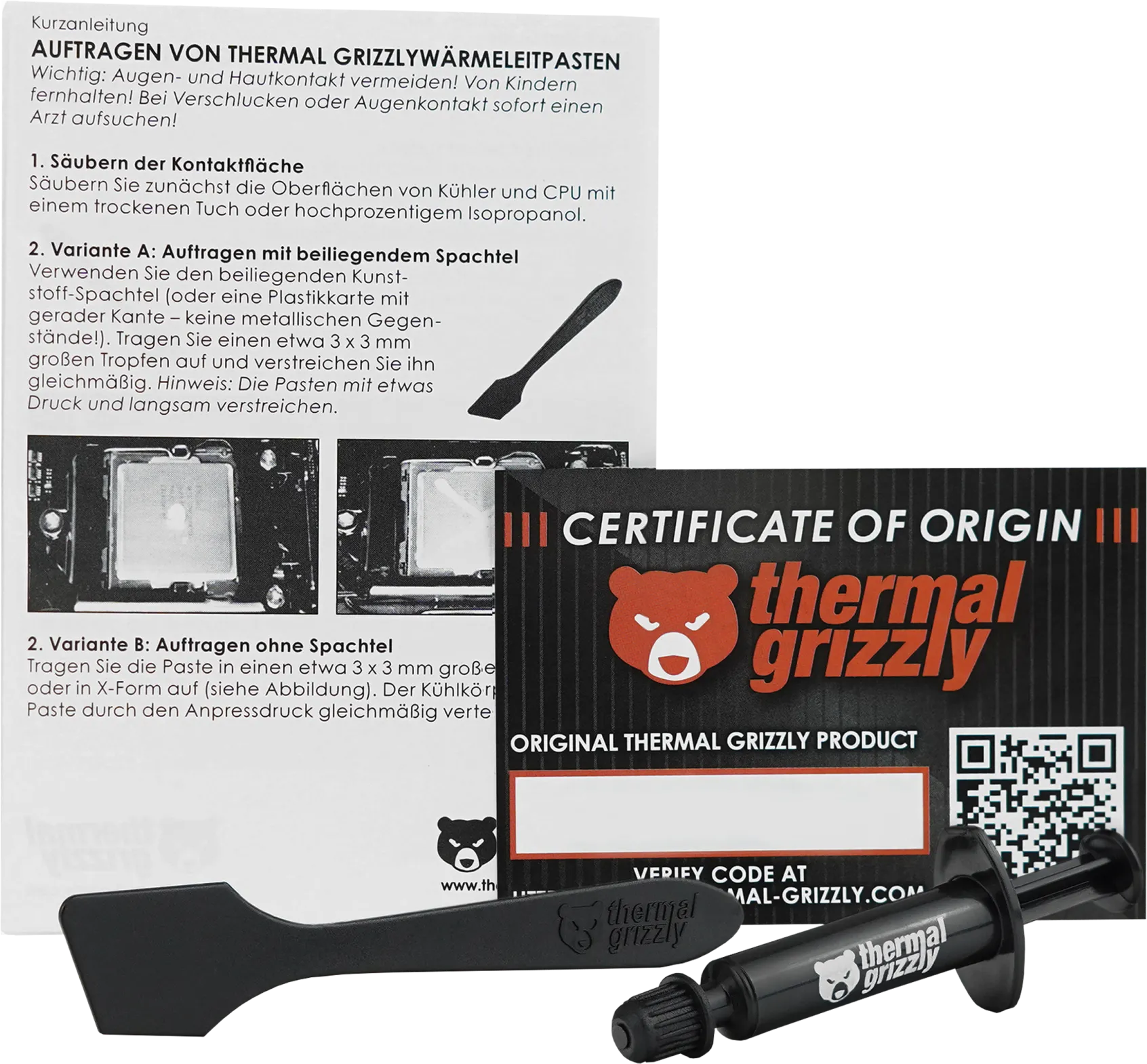 Pâte Thermique Thermal Grizzly Hydronaut 1g