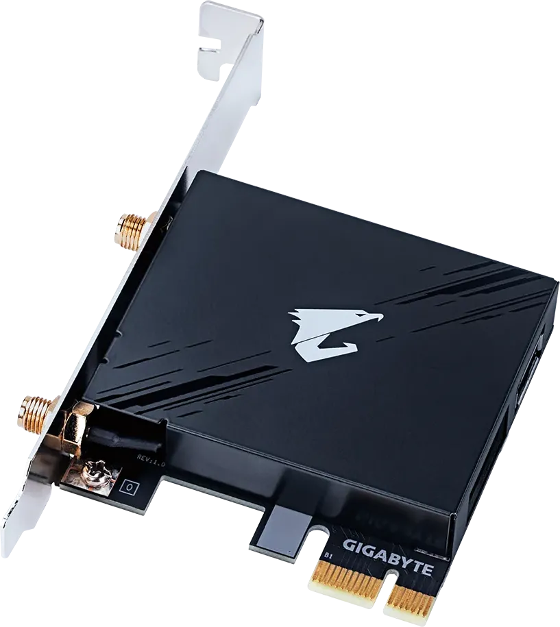Carte Réseau PCIe WiFi/Bluetooth Gigabyte GC-WiFi7 (5800be) - Windows 11 uniquement