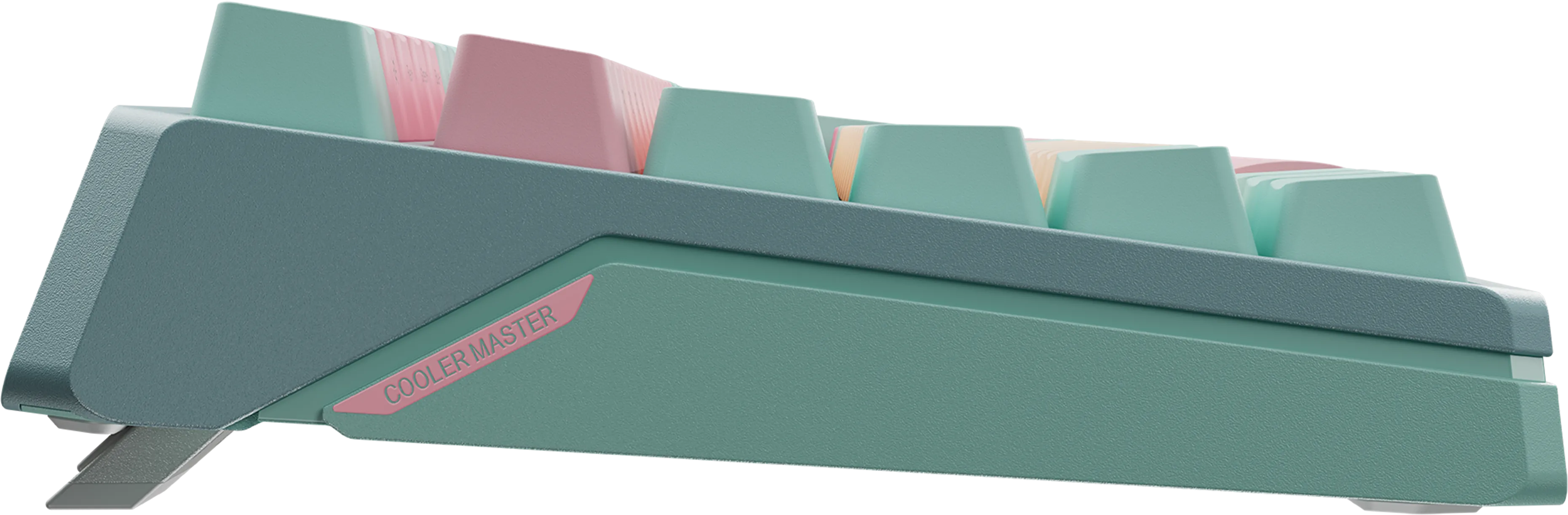 Clavier sans fil Bluetooth mécanique (Kailh Box V2 Red) Cooler Master MK770 RGB (Vert/Rose/Orange)