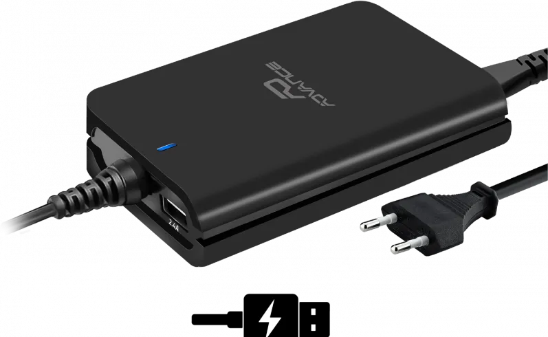 Chargeur universel Advance PowerUp compatible HP 90W - 4 embouts