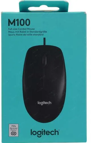 Souris filaire Logitech M100 (Noir)