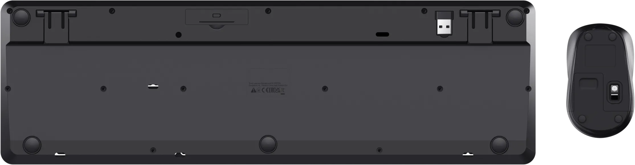 Pack 2en1 (Clavier/Souris) sans fil Trust Ody II (Noir)