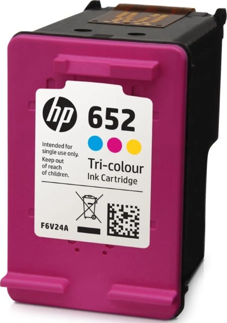 Pack 3 Cartouches d'encre HP 652 (Cyan, Magenta, Jaune)