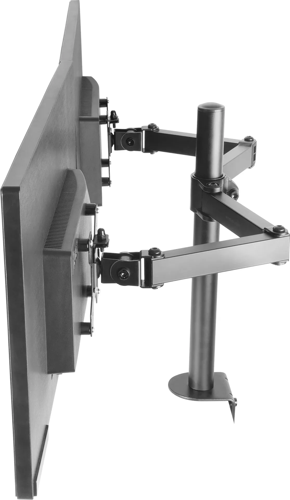 Support double-écran à fixer Mars Gaming MArm2 13"-27" (8kg max) (Noir)