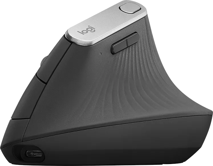 Souris sans fil Bluetooth ergonomique Logitech MX Vertical (Noir)