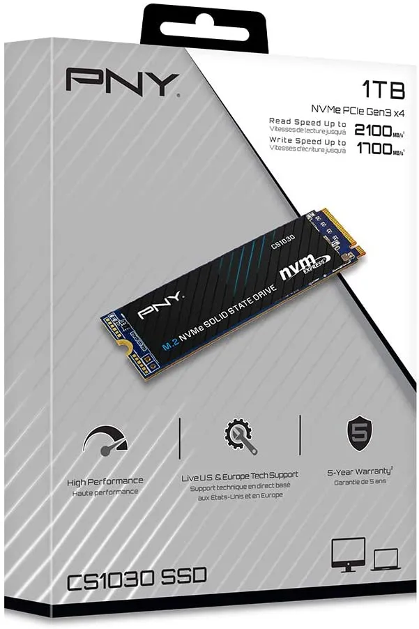 Disque SSD PNY CS1030 1To  - NVMe M.2 Type 2280
