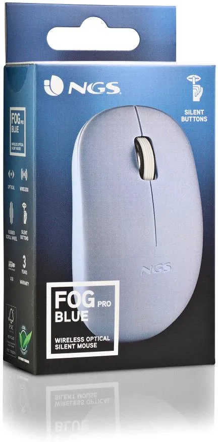 Souris sans fil NGS Fog Pro (Bleu) 