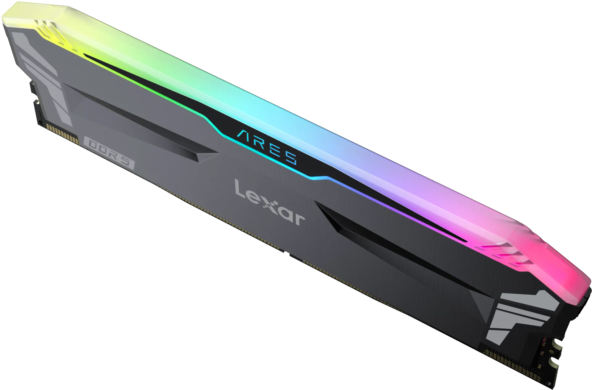 Kit Barrettes mémoire 32Go (2x16Go) DIMM DDR5 Lexar Ares RGB 6000MHz (Noir)