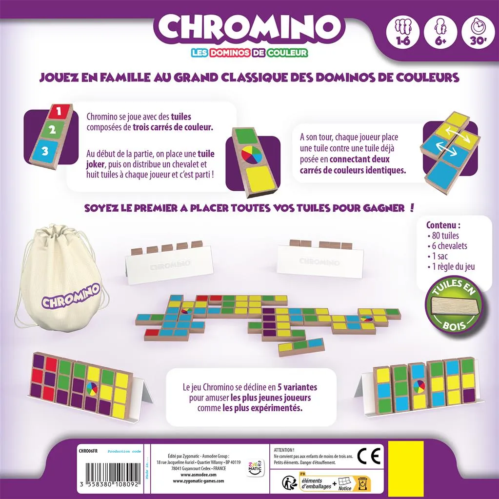 Jeu - Chromino