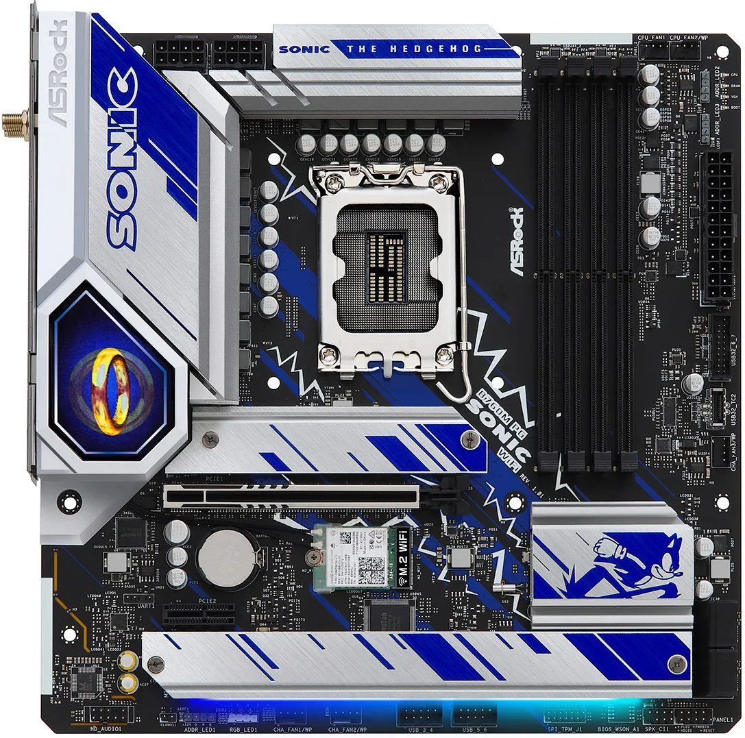 Carte Mère ASRock B760M Phantom Gaming Sonic WiFi DDR5(Intel LGA 1700) Micro ATX