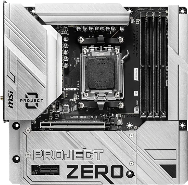 Carte Mère MSI B650M Project Zero (AM5) Micro ATX