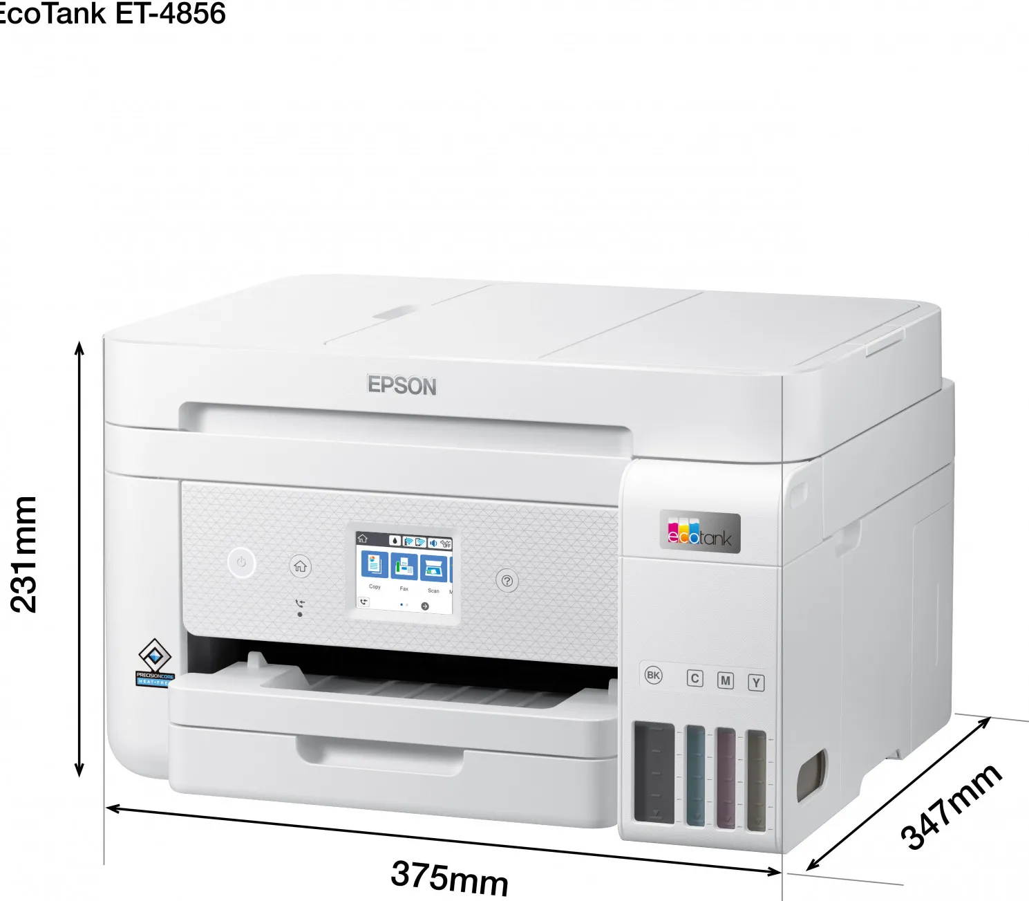 Imprimante Multifonction Epson EcoTank ET-4856 (Blanc)