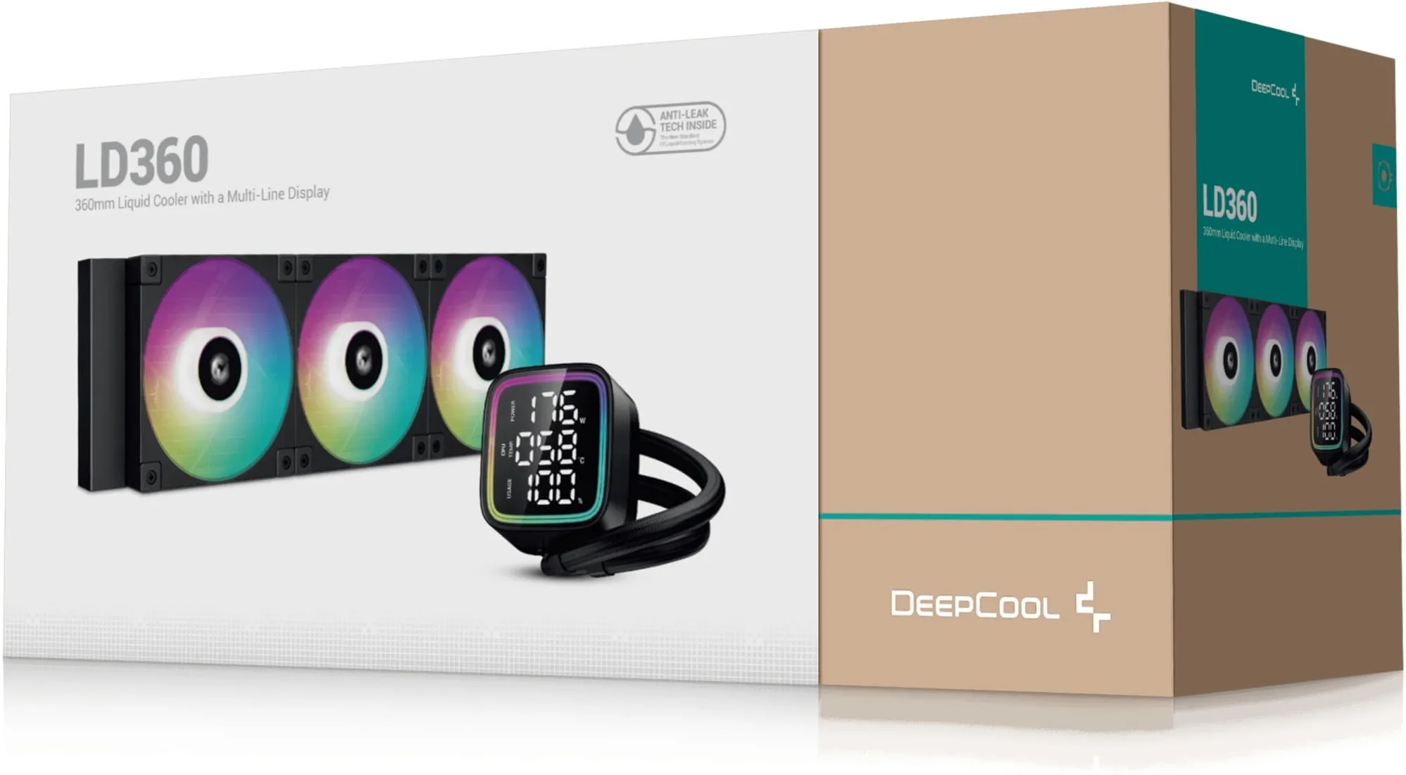 Kit Watercooling AIO DeepCool LD RGB - 360mm (Noir)