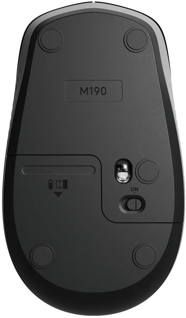 Souris sans fil Logitech M190 (Noir/Gris)