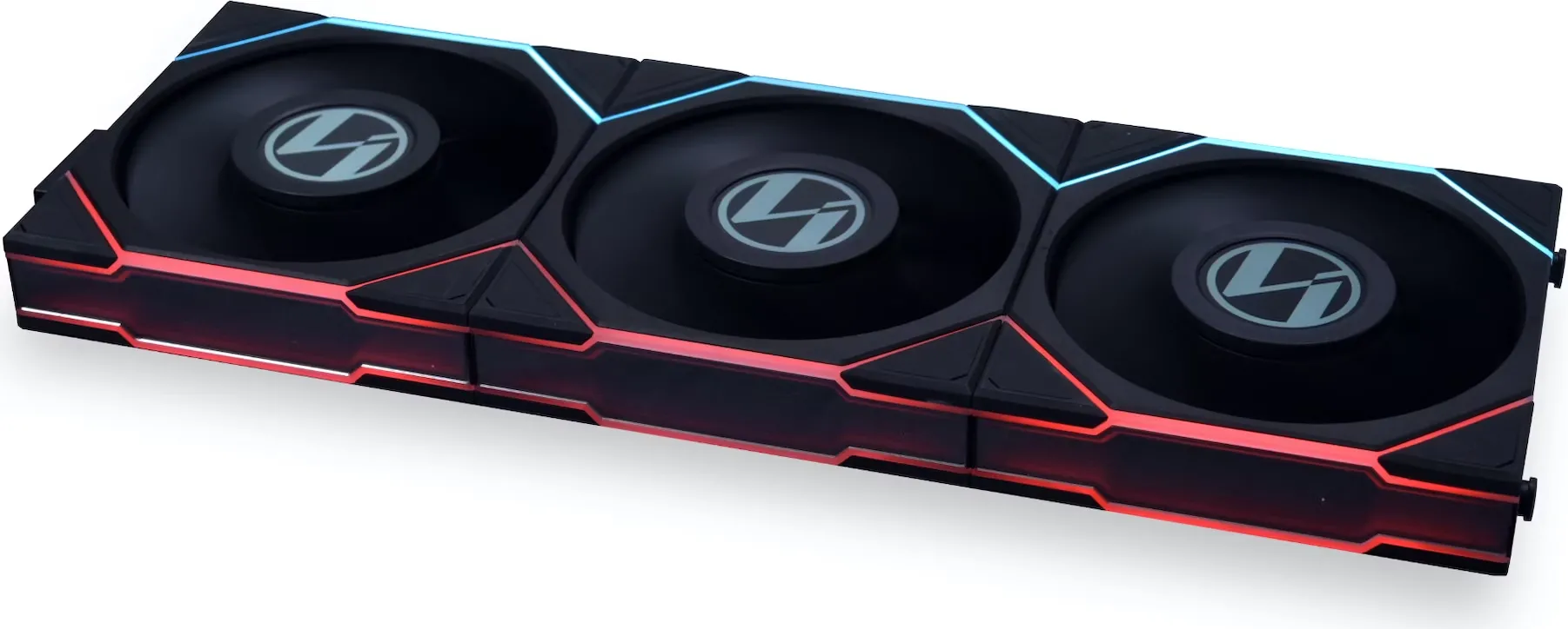 Lot de 3 Ventilateurs de boitier Lian Li Uni Fan TL LCD RGB - 12cm (Noir)