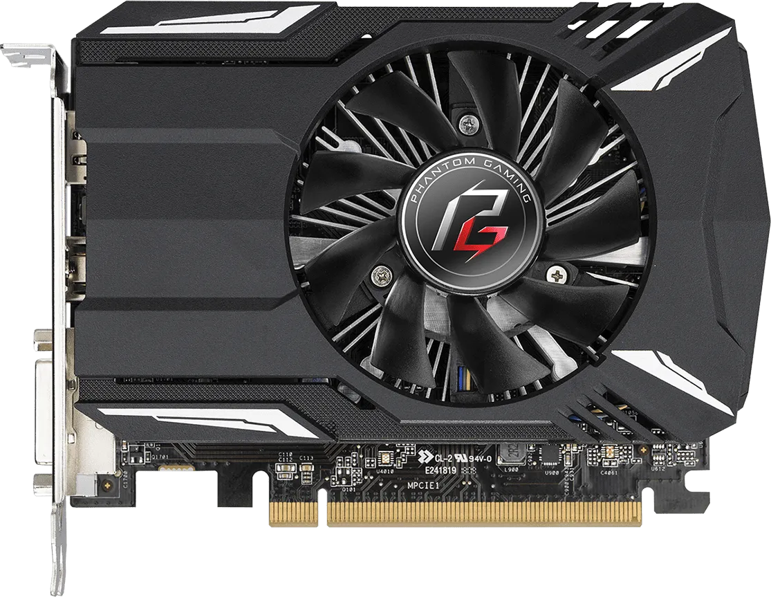 Carte Graphique AMD ASRock Radeon RX550 Phantom Gaming 4Go