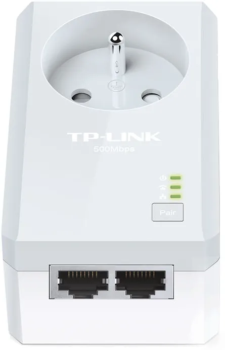 Adaptateur CPL TP-Link TL-WPA4225KIT AV 500 Mbits (pack de 2) WIFI-N + prise 1 intégrée