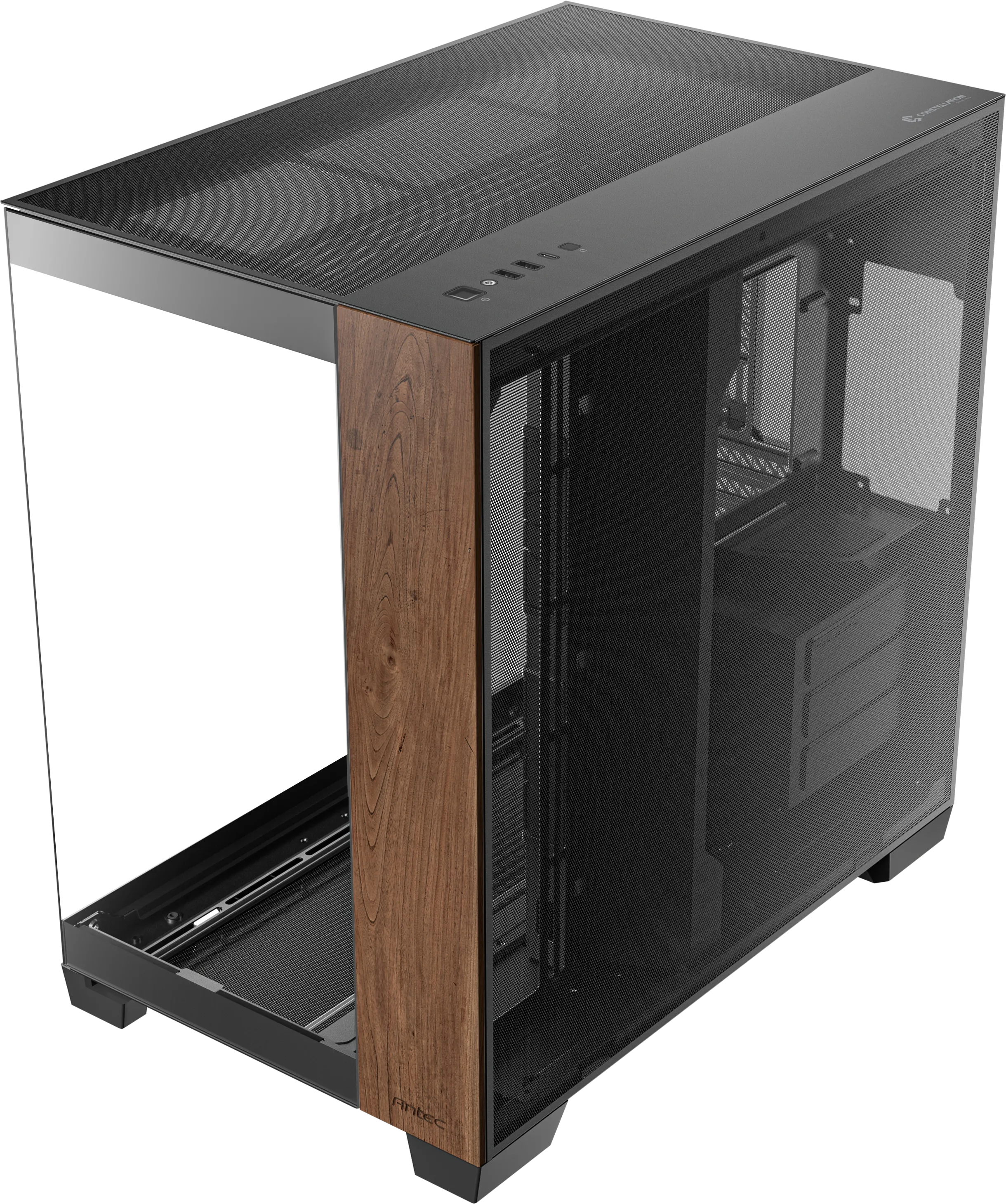 Boitier Grand Tour E-ATX Antec Constellation C8 avec panneaux vitrés (Noir/Marron)