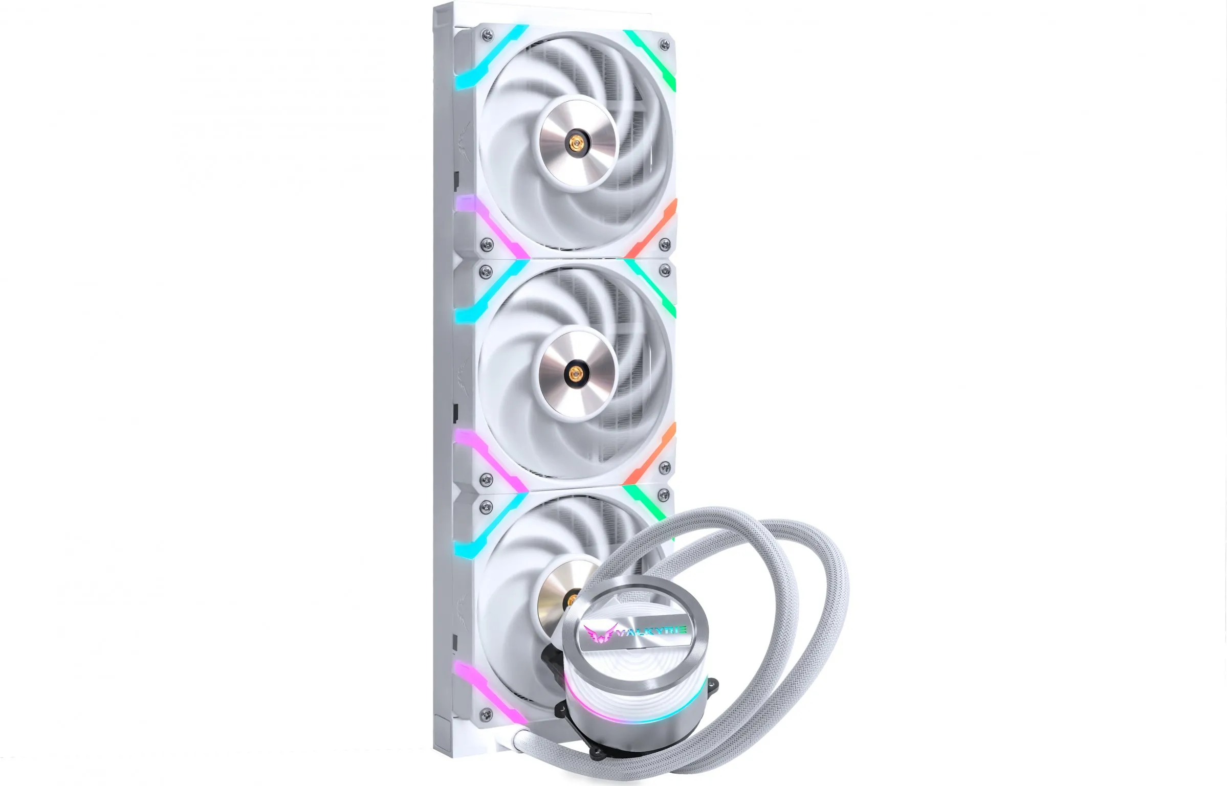 Kit Watercooling AIO Valkyrie Dragonfang RGB - 360mm (Blanc)