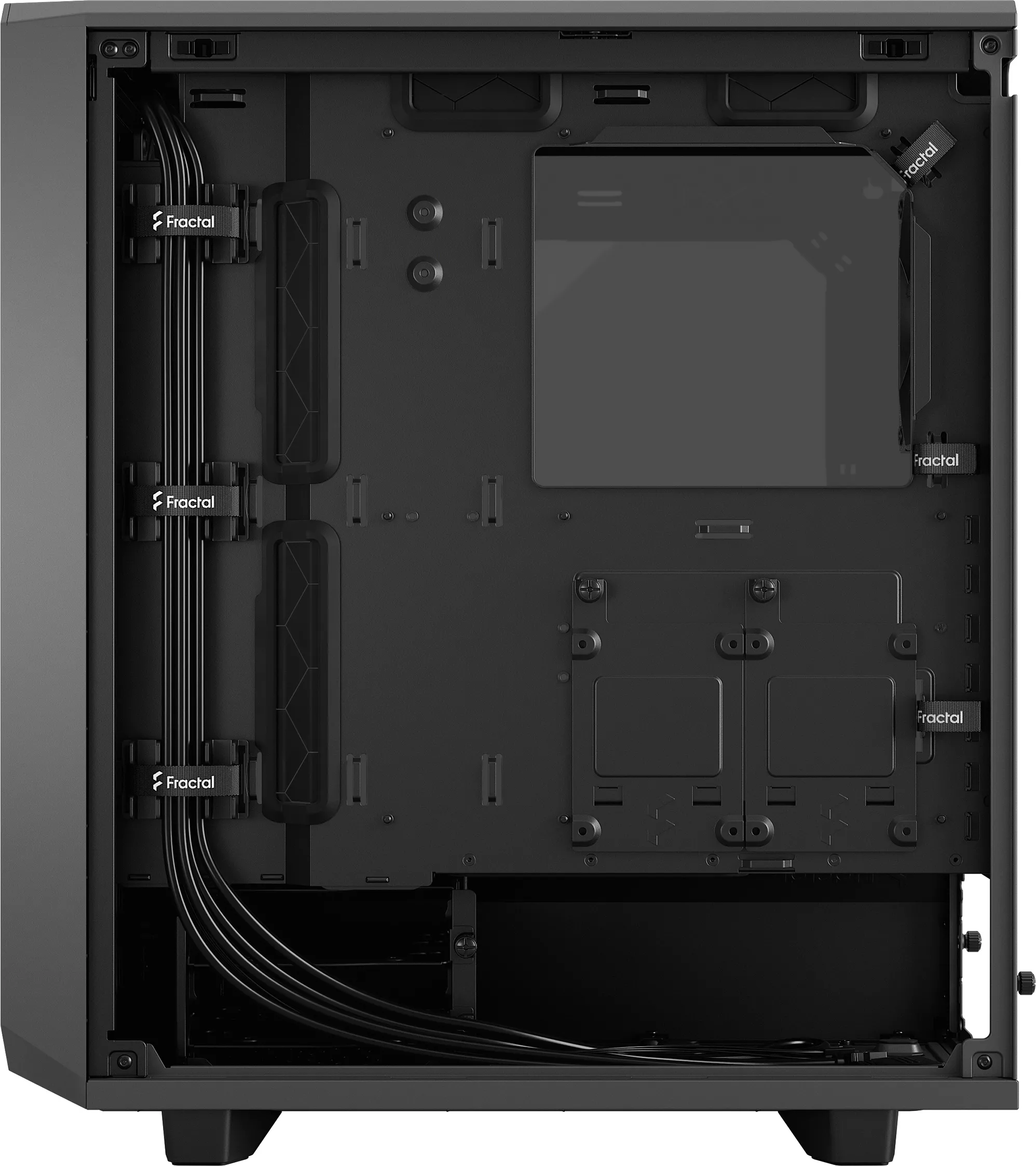 Boitier Moyen Tour ATX Fractal Design Meshify 2 Compact avec panneau vitré (Gris)