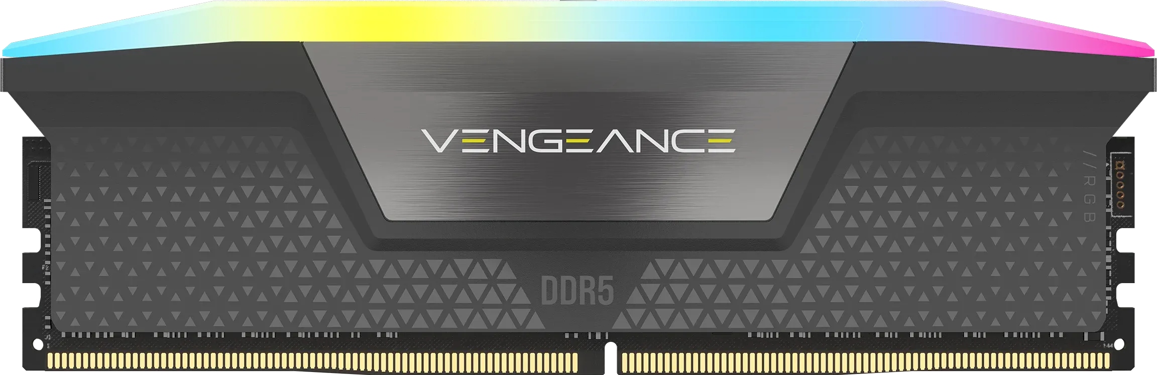 Kit Barrettes mémoire 32Go (2x16Go) DIMM DDR5 Corsair Vengeance RGB  5200MHz CL40 (Noir)