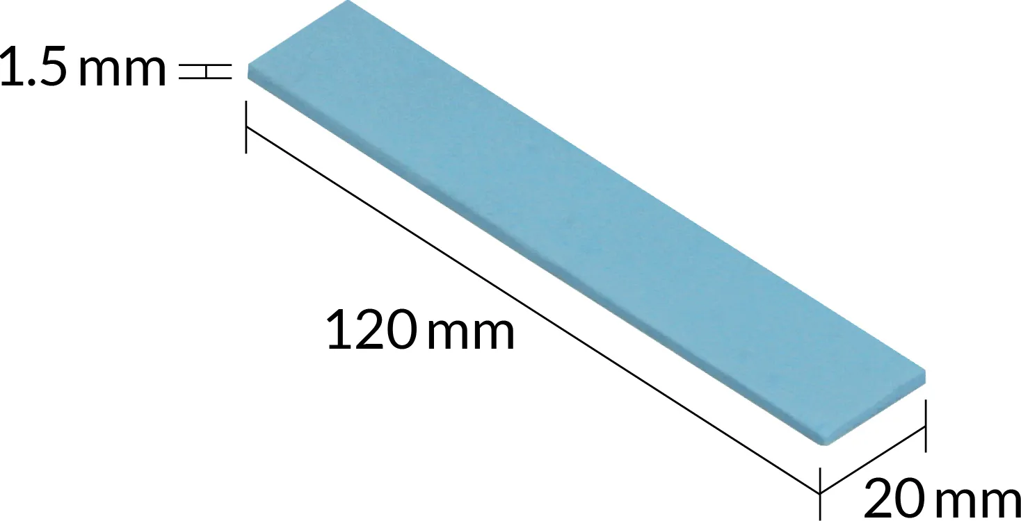 Lot de 4 Pads Thermiques Arctic TP-3 120x20x1,5mm (Bleu)