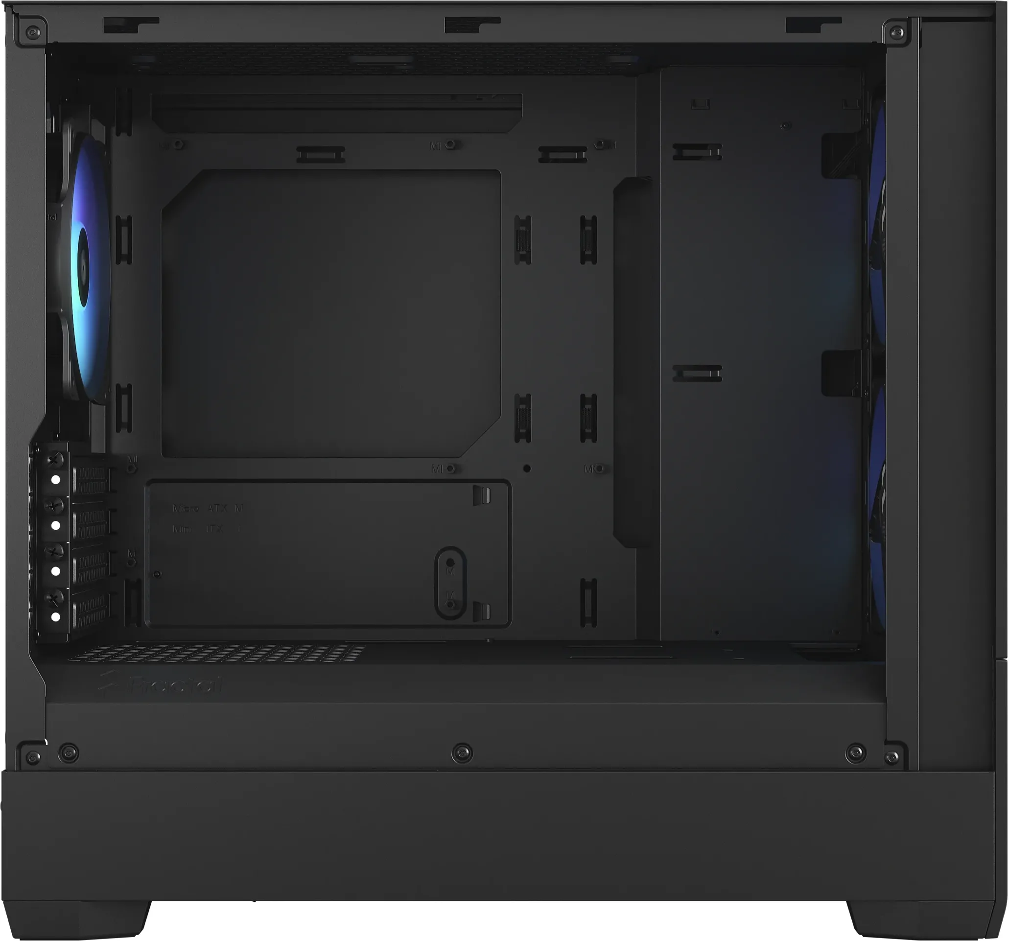 Boitier Mini Tour Micro ATX Fractal Design Pop Mini Air RGB Avec panneau vitré (Noir)
