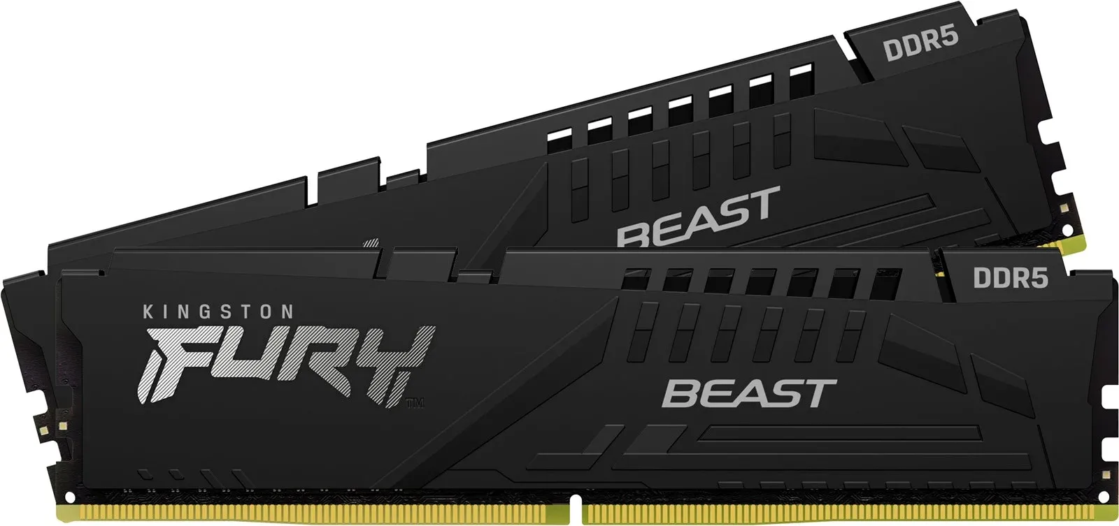 Kit Barrettes mémoire 32Go (2x16Go) DIMM DDR5 Kingston Fury Beast  5200MHz (Noir)