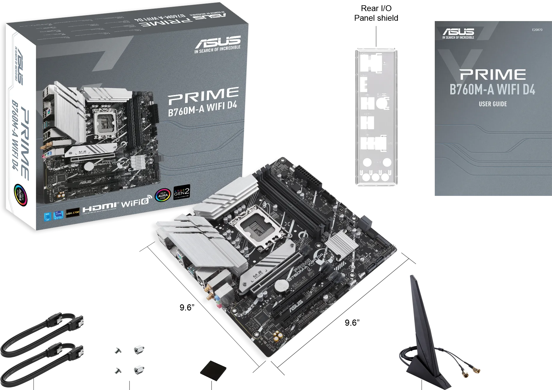 Carte Mère Asus Prime B760M-A WiFi DDR4 (Intel LGA 1700) Micro ATX