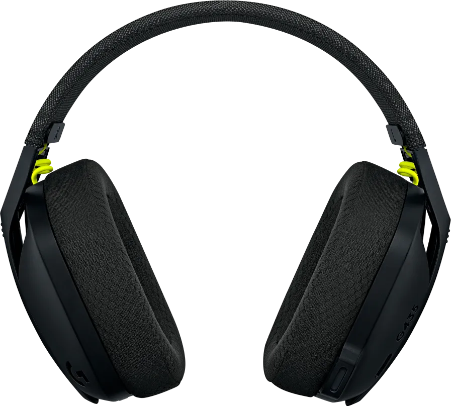 Casque Gamer sans fil Logitech G435 LightSpeed (Noir/Jaune)