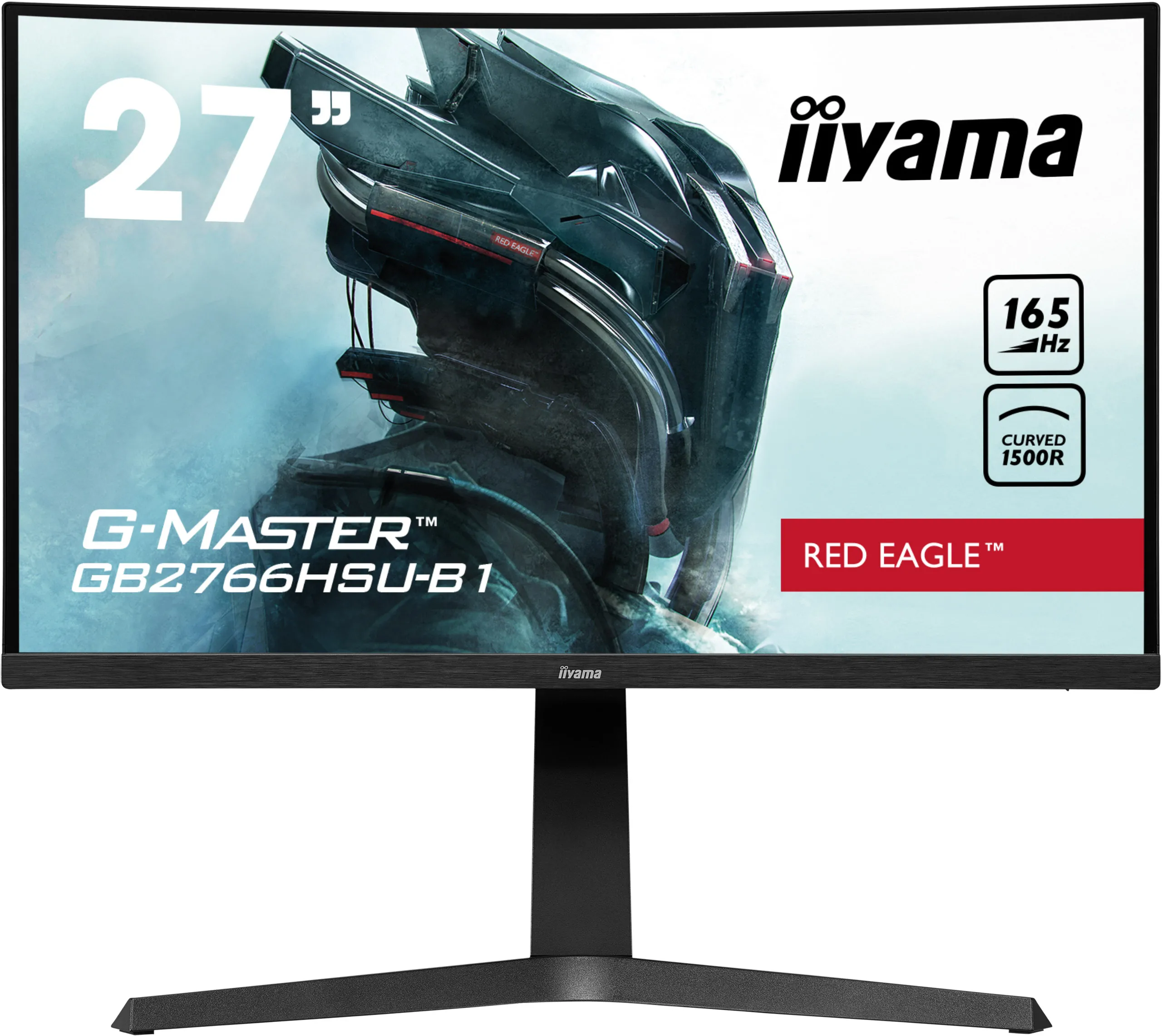 Ecran incurvé 27" Iiyama G-Master Red Eagle GB2766HSU-B1 Full HD (Noir) 165Hz
